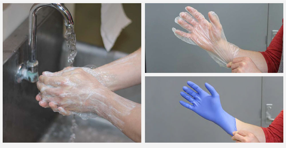 Clean your hand first
